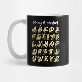 Pony Alphabet Chart Mug